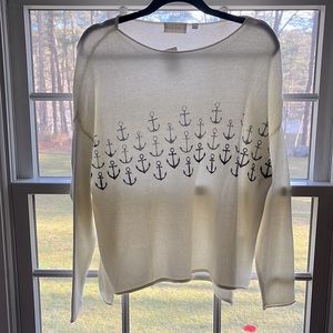 NWT Mia & Tess Graphic Sweater Size S